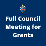 Full Council Meeting for Grants